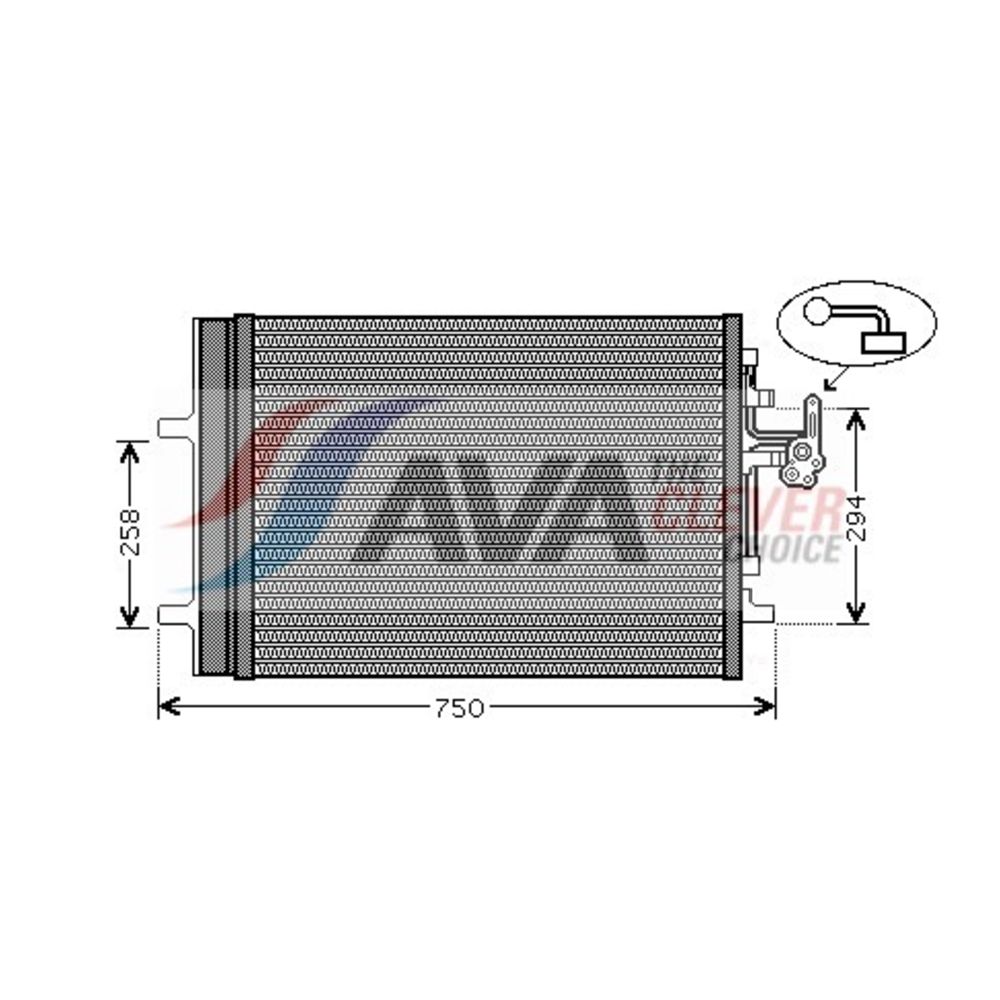 Kliimaseadme kondensaator 30-00505