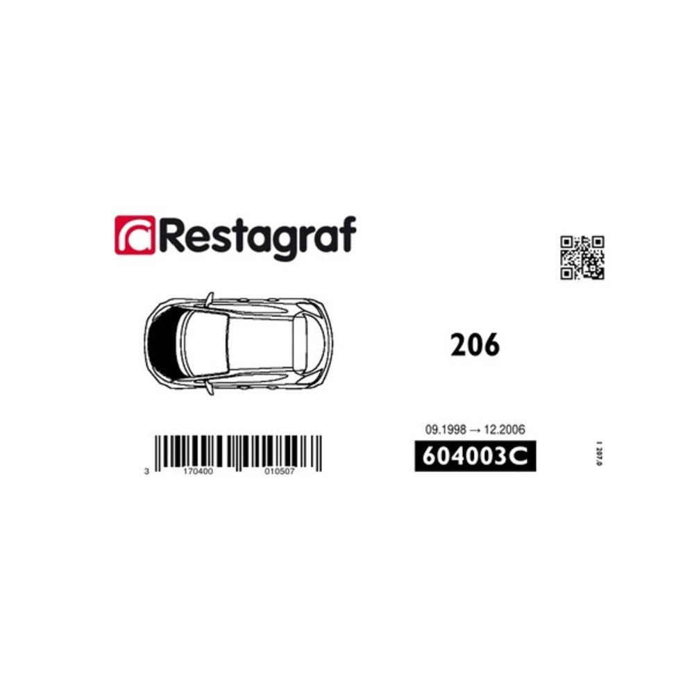 Kinnituskomplekt Peugeot kapott 604003C 16 osa