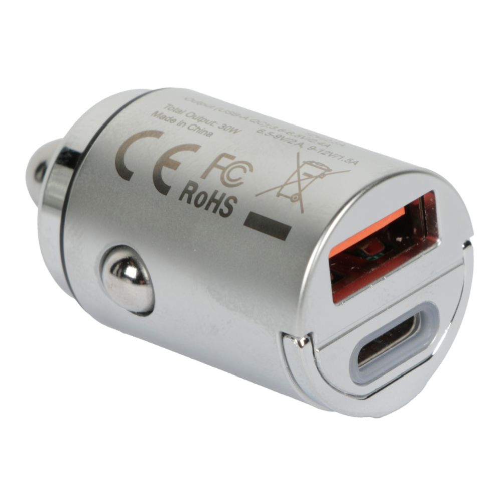 Cloudberry 6,0 A Mini autolaturi PD USB-C + USB-A 30 W