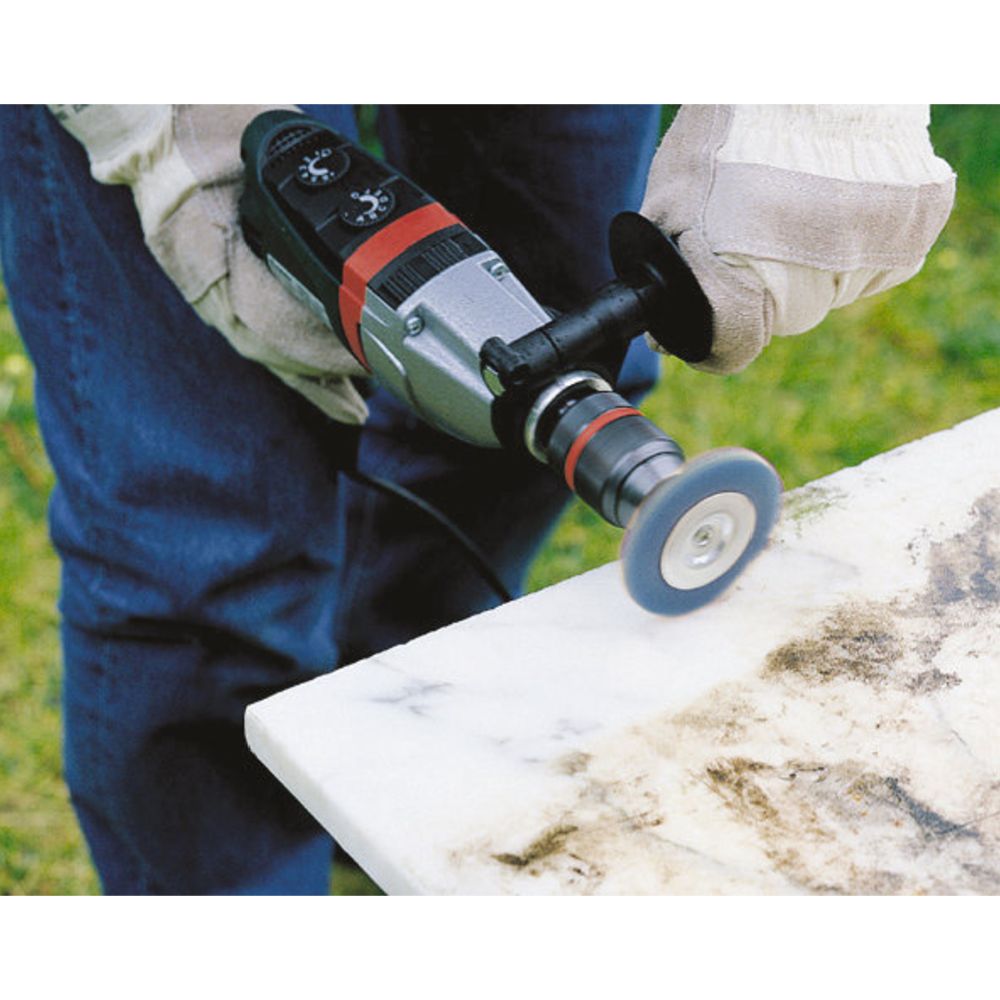 Wolfcraft® nylonskivborste med sexkantshuvud mjuk 100 x 10 mm