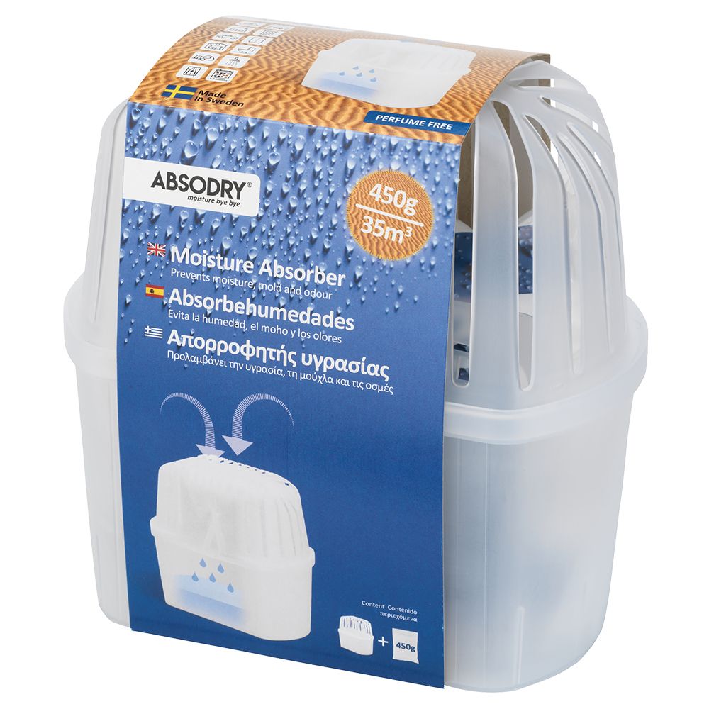 Absodry fuktslukare mini 450 g / 35 m³
