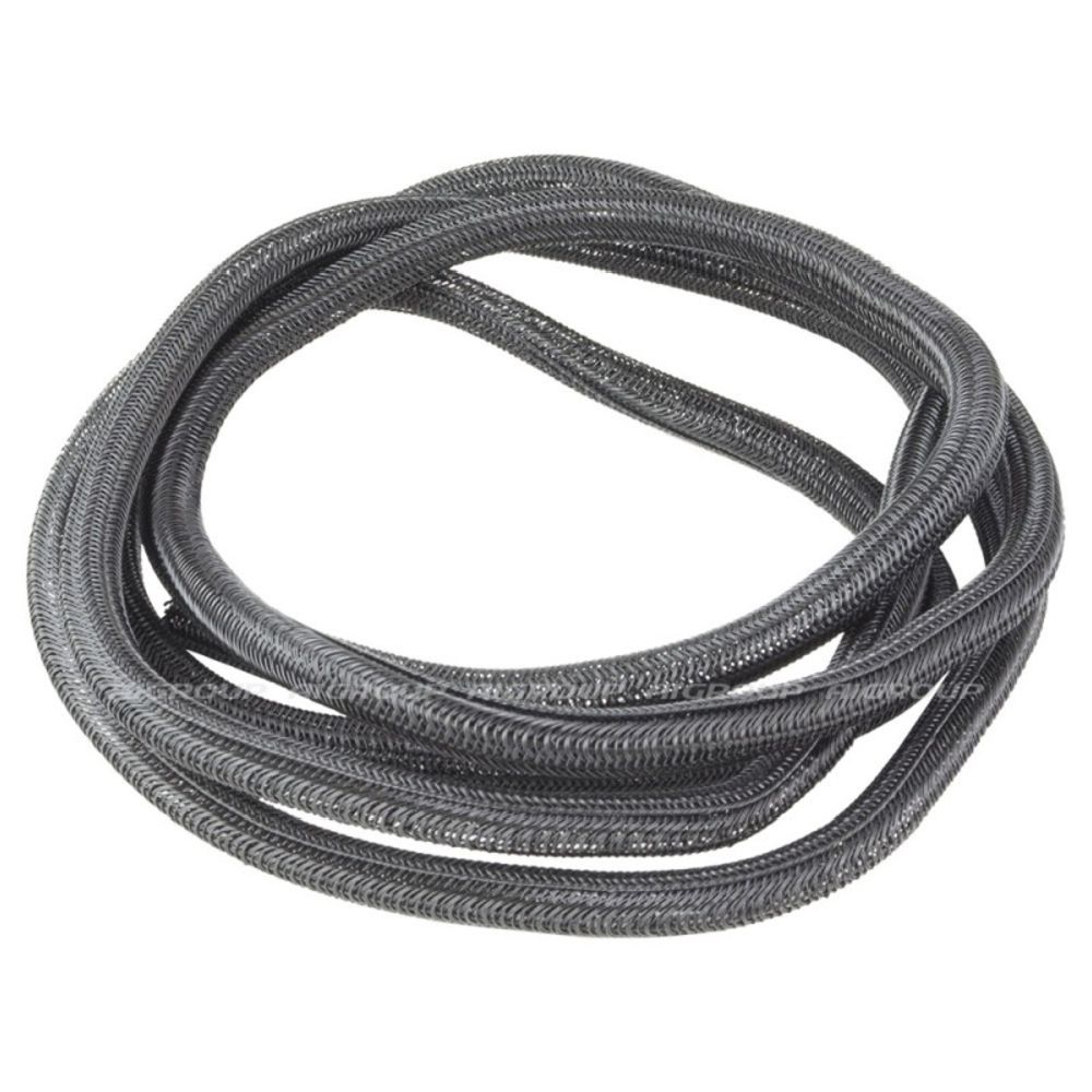 FOUR Itsestään sulkeutuva nylonsukka 25 mm Musta 3 m