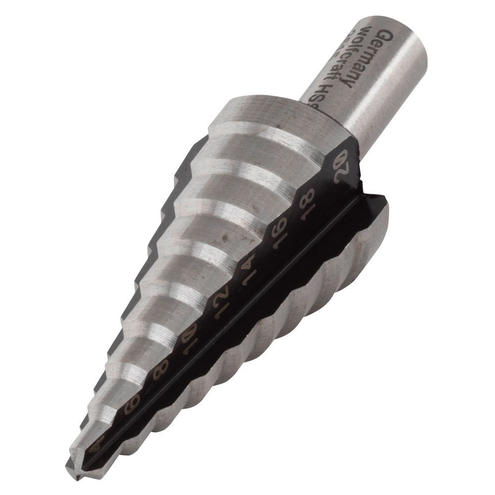 Wolfcraft® HSS stegborr 4 -20 mm