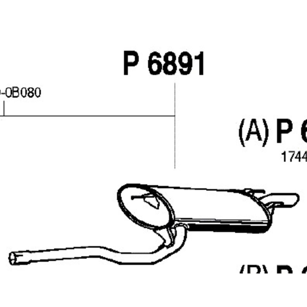 Takaäänenvaimentaja 14-6803