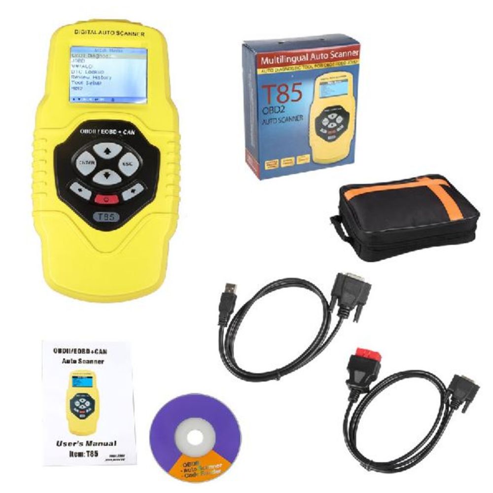 Quicklynks T85 OBD-felkodsläsare alla VAG-system + generiska OBD2-motorkoder