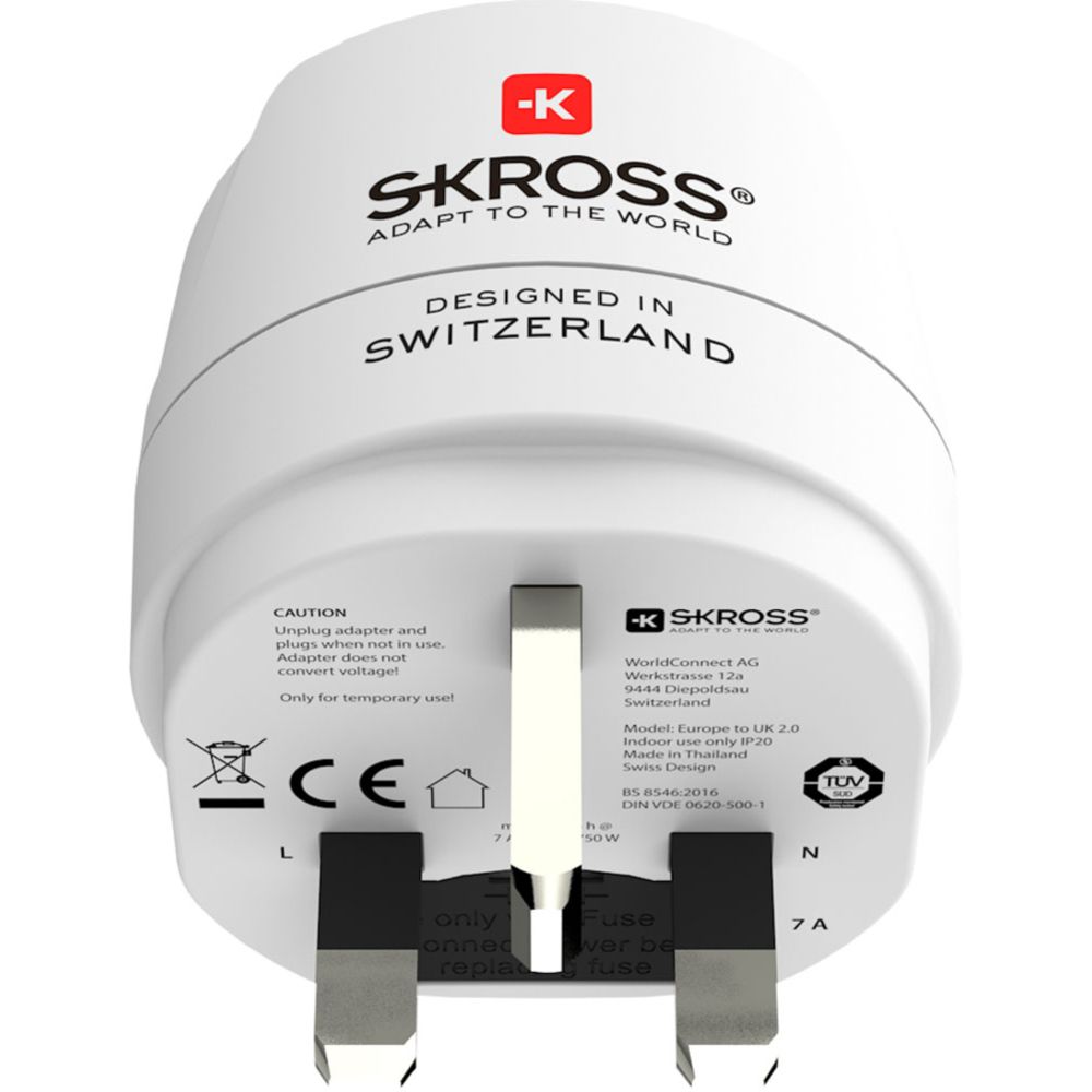 Skross reisiadapter Euroopa -> briti