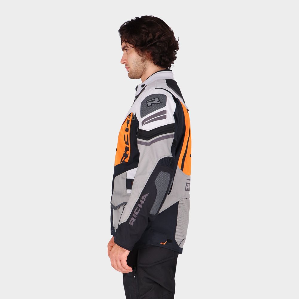 Richa Infinity 2 adventure ajotakki harmaa/oranssi