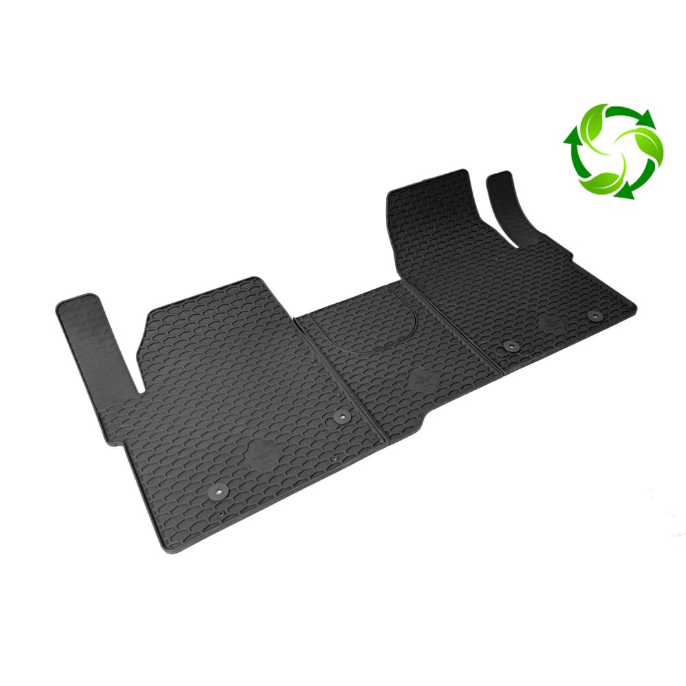 Kummimattide komplekt, Ford TRANSIT CUSTOM (2022-) 1+2 / VW T7 (2024-) TRANSPORTER