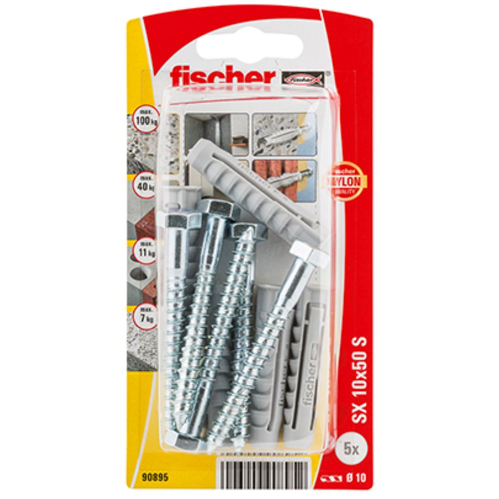 Fischer nailontüübel SX kruviga