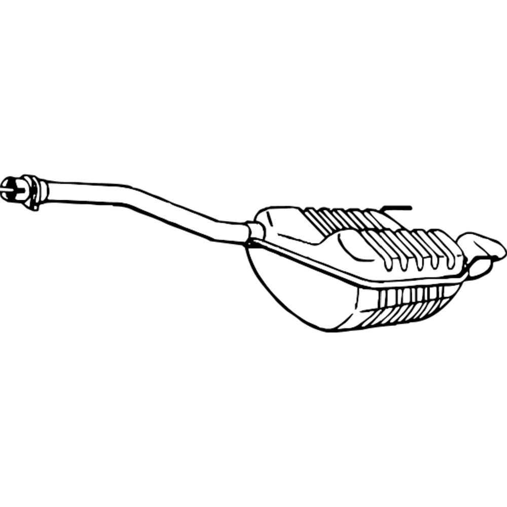 Takaäänenvaimentaja 14-3731