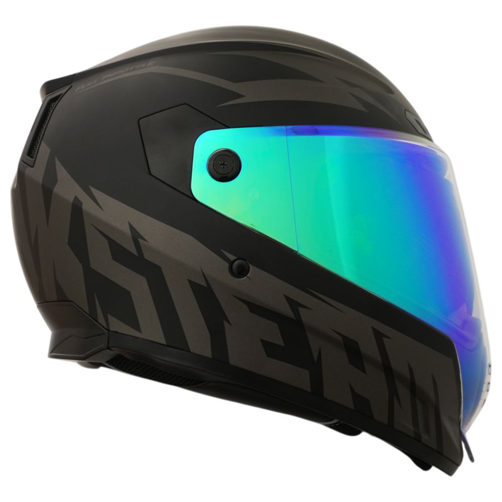 Stunt Freaks Team Flatout Blackedition moottoripyöräkypärä S