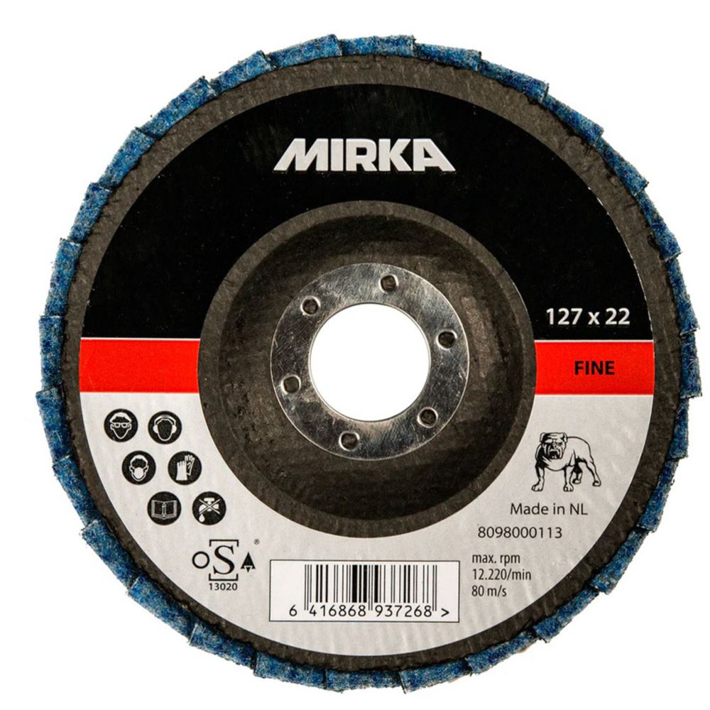 Mirka lamellslipskiva fin 125 mm