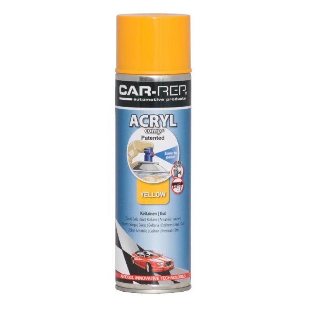 CAR-REP ACRYLcomp akrüülvärv kollane 500 ml