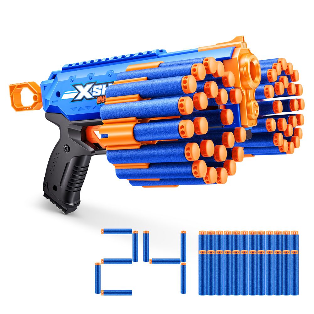 X-Shot Insanity Manic Blaster leikkiase ja 24 ammusta