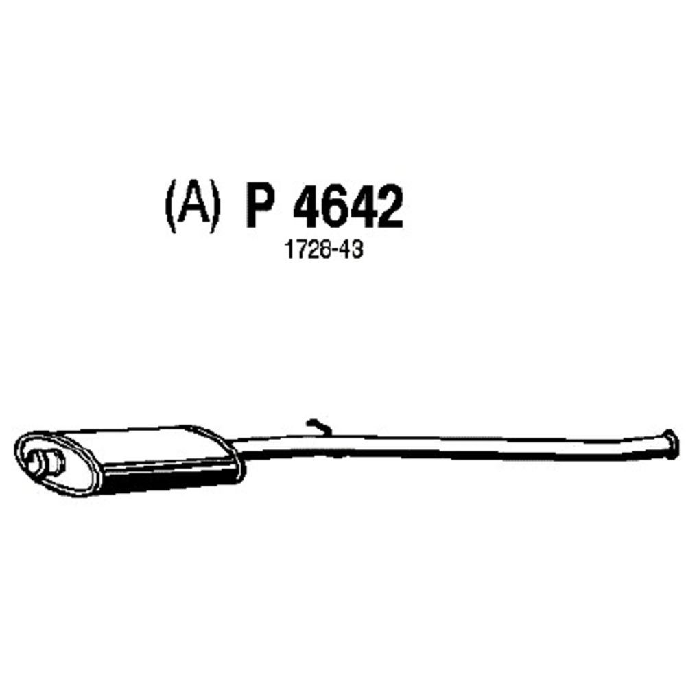 Mittljuddämpare 14-4642