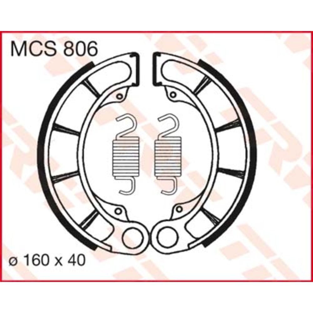 Bromsbackar, sats 98-22103