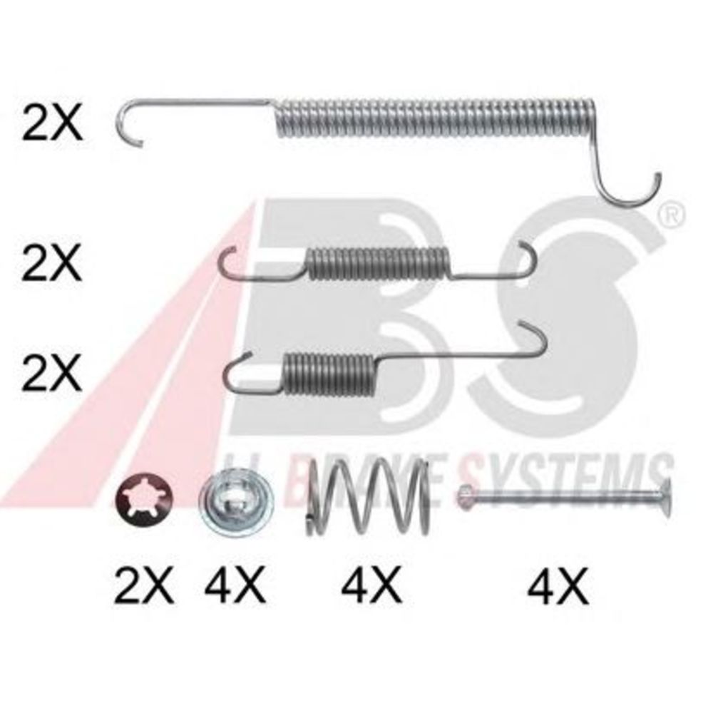 Jarrukenkien asennussarja 23-0630