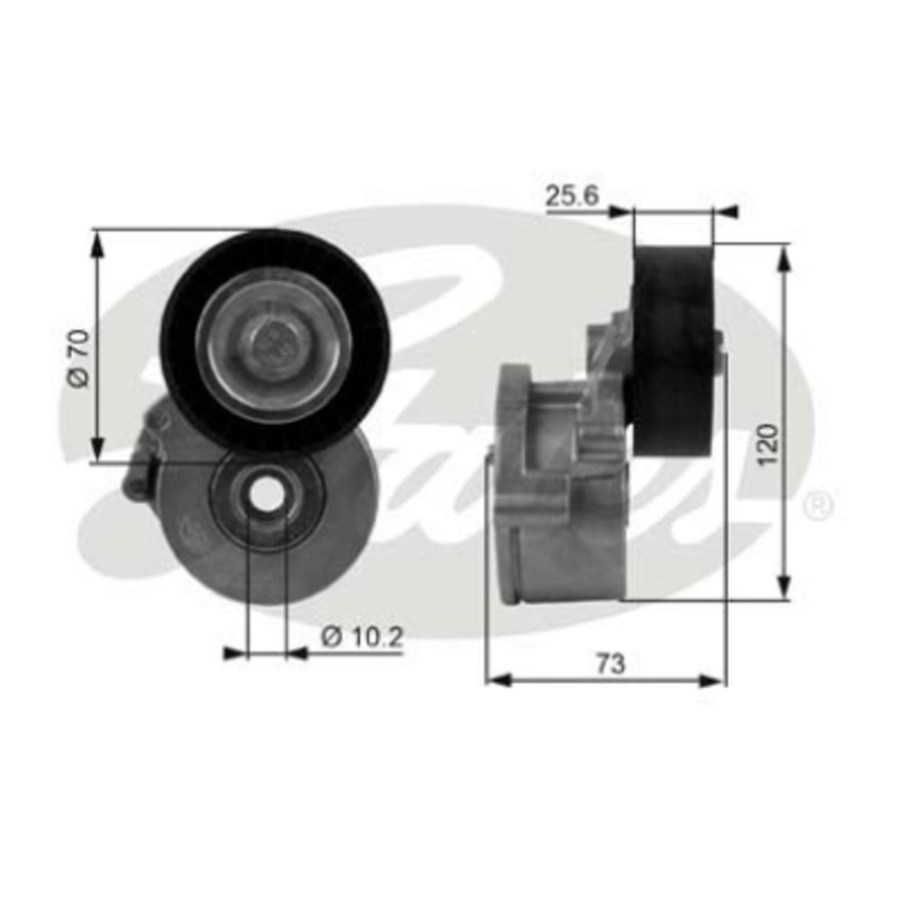 Moniurahihnan kiristysrulla 30-0607