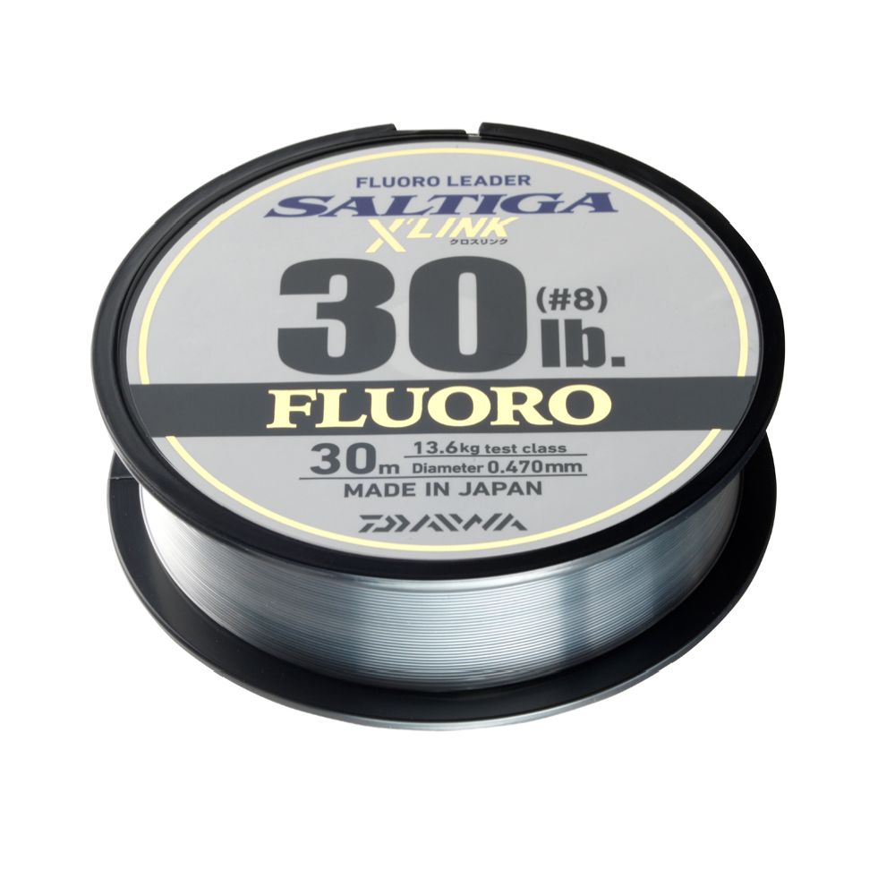 Daiwa Saltiga X'Link perfluorkarbon tafsmaterial 30 m Natural clear