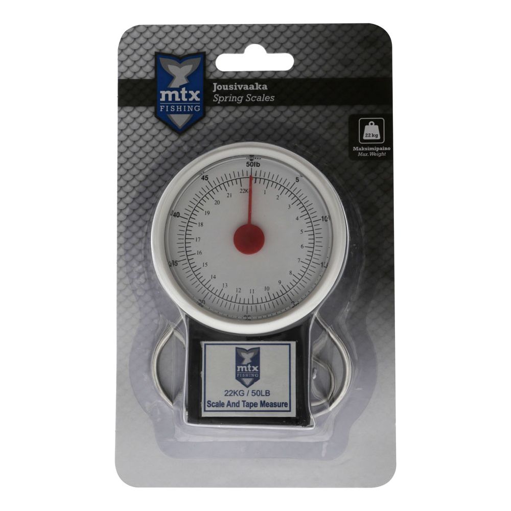 MTX Fishing jousivaaka mittanauhalla 22 kg