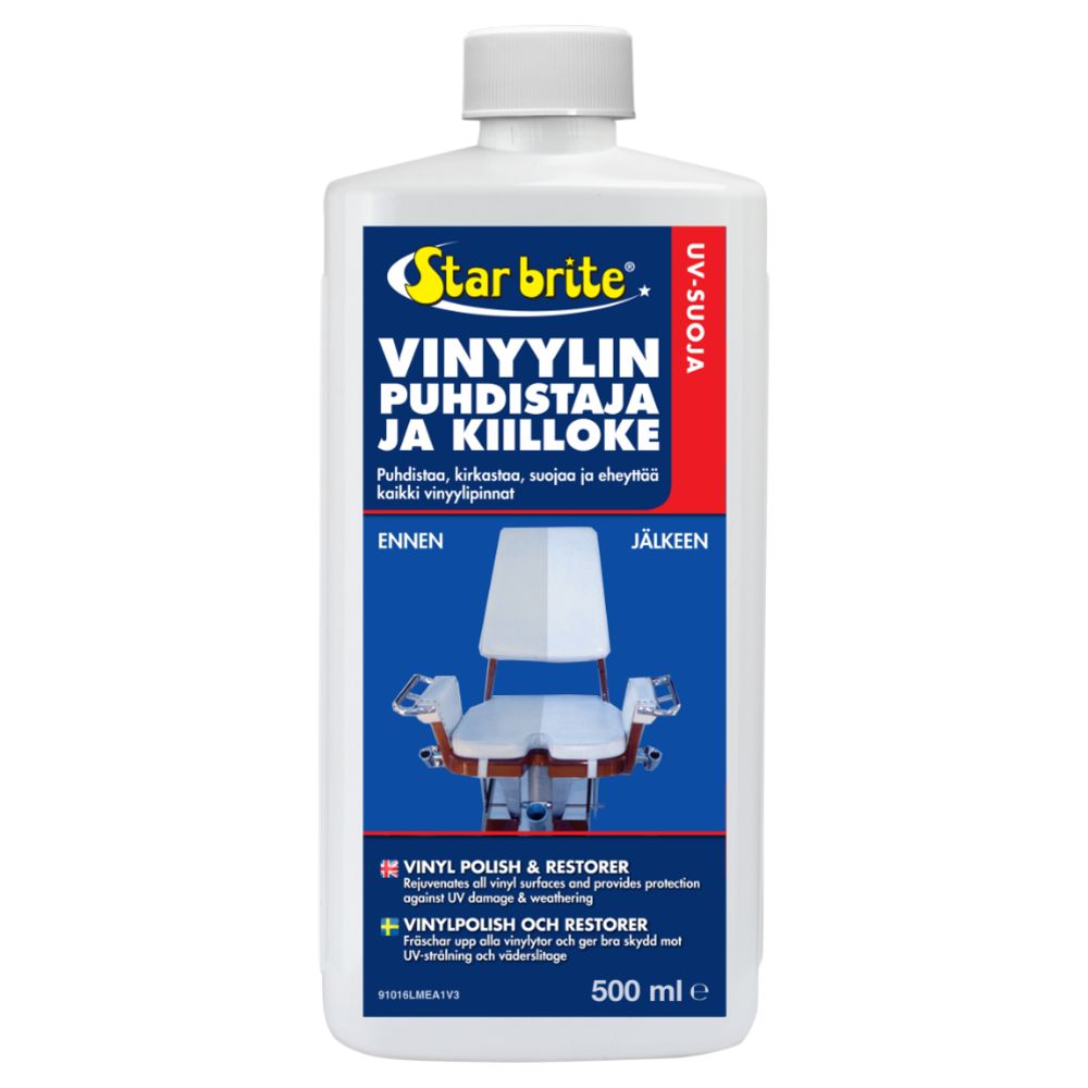 Star brite Vinyylin kiillotus ja käsittelyaine 473ml