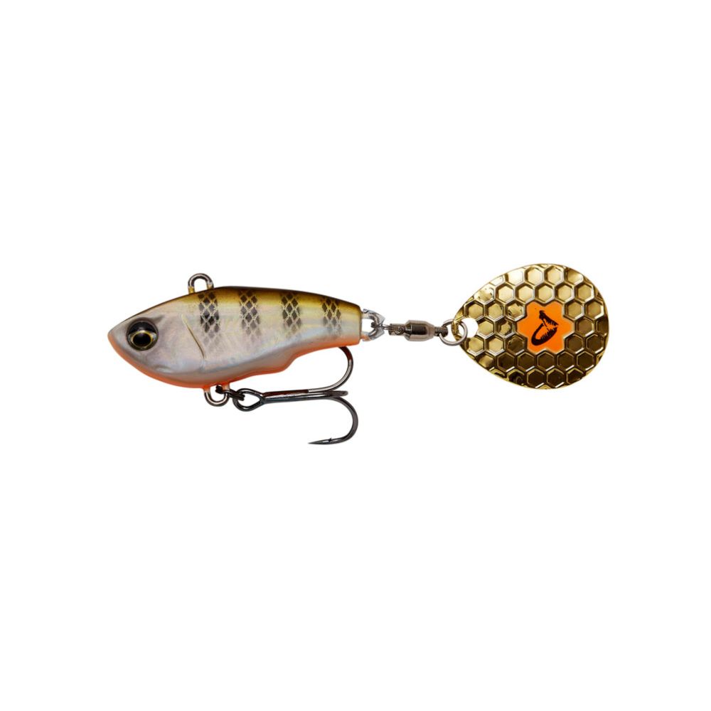 Savage Gear Fat Tail Spin lippauistin 6,5 cm 16 g väri: Black Magic