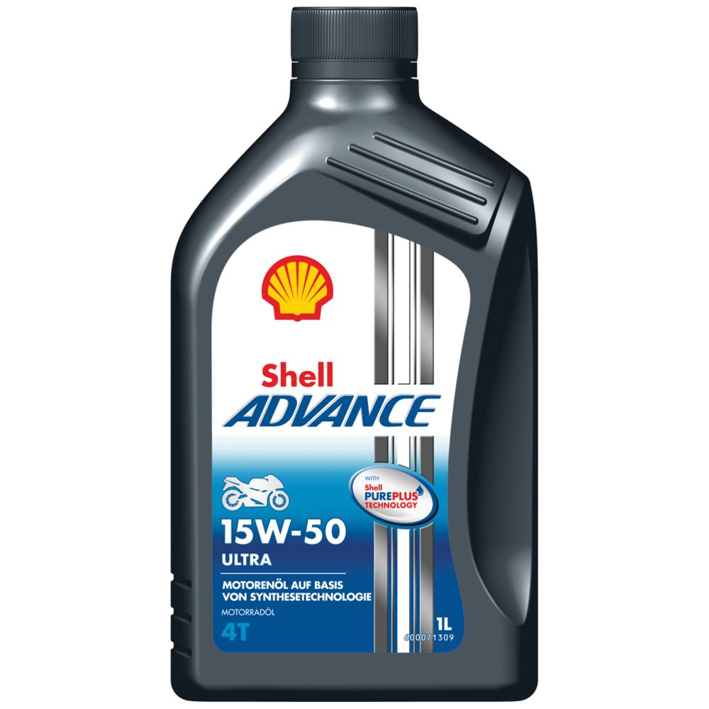 Shell Advance 4T Ultra 15W-50 motorolja 1 l