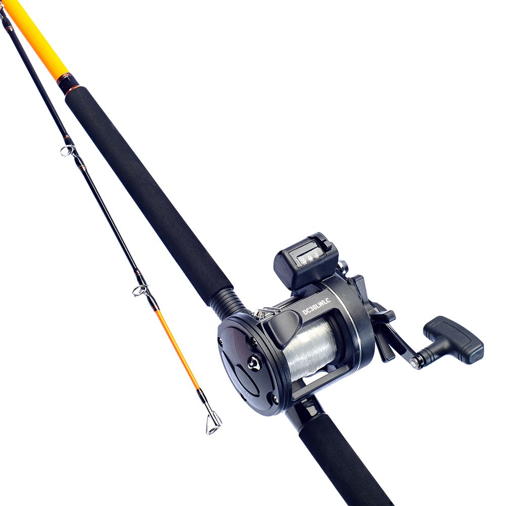 Daiwa Sensor 30LWLC / 213 cm trollingset med linräknare