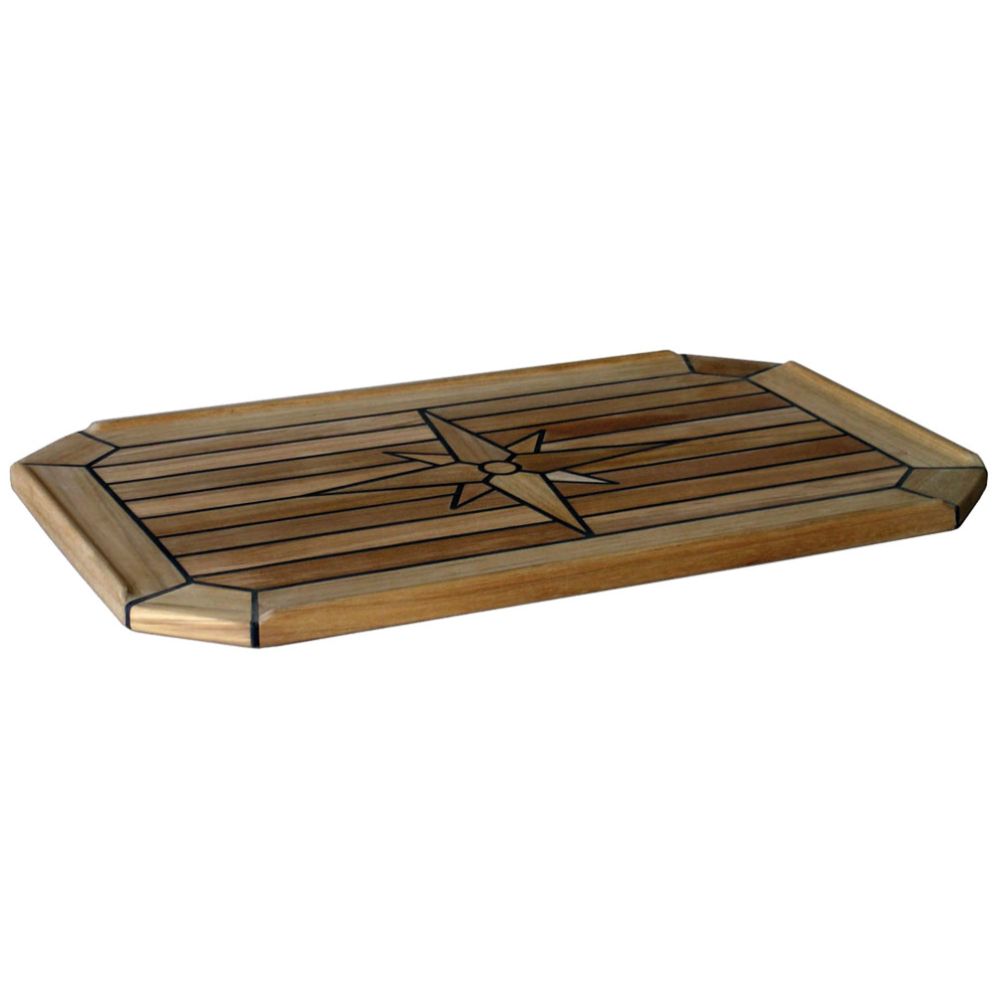 1852 bordsskiva 51 x 75 cm teak