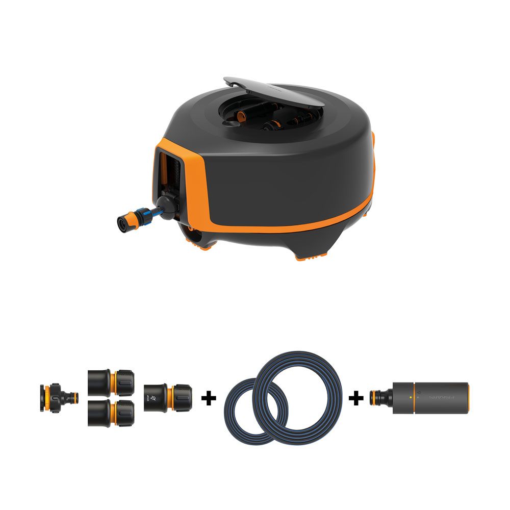 Fiskars automatisk slangvinda XL 25 m