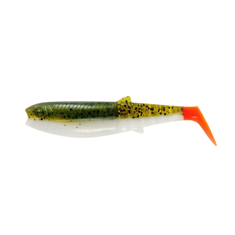 Savage Gear Cannibal Shad jigi 8 cm 5 g 5 kpl väri: Olive Hot Orange
