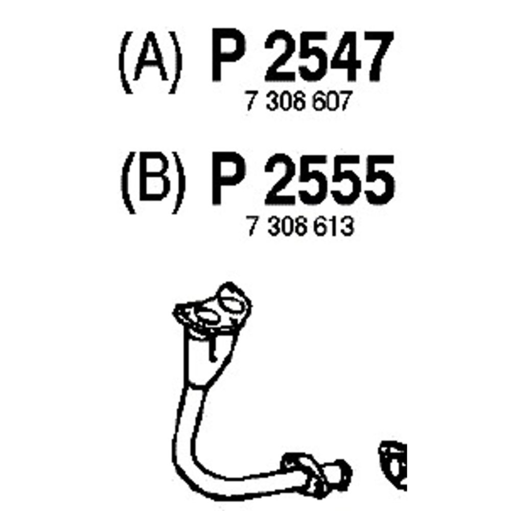 Avgasrör 14-2547