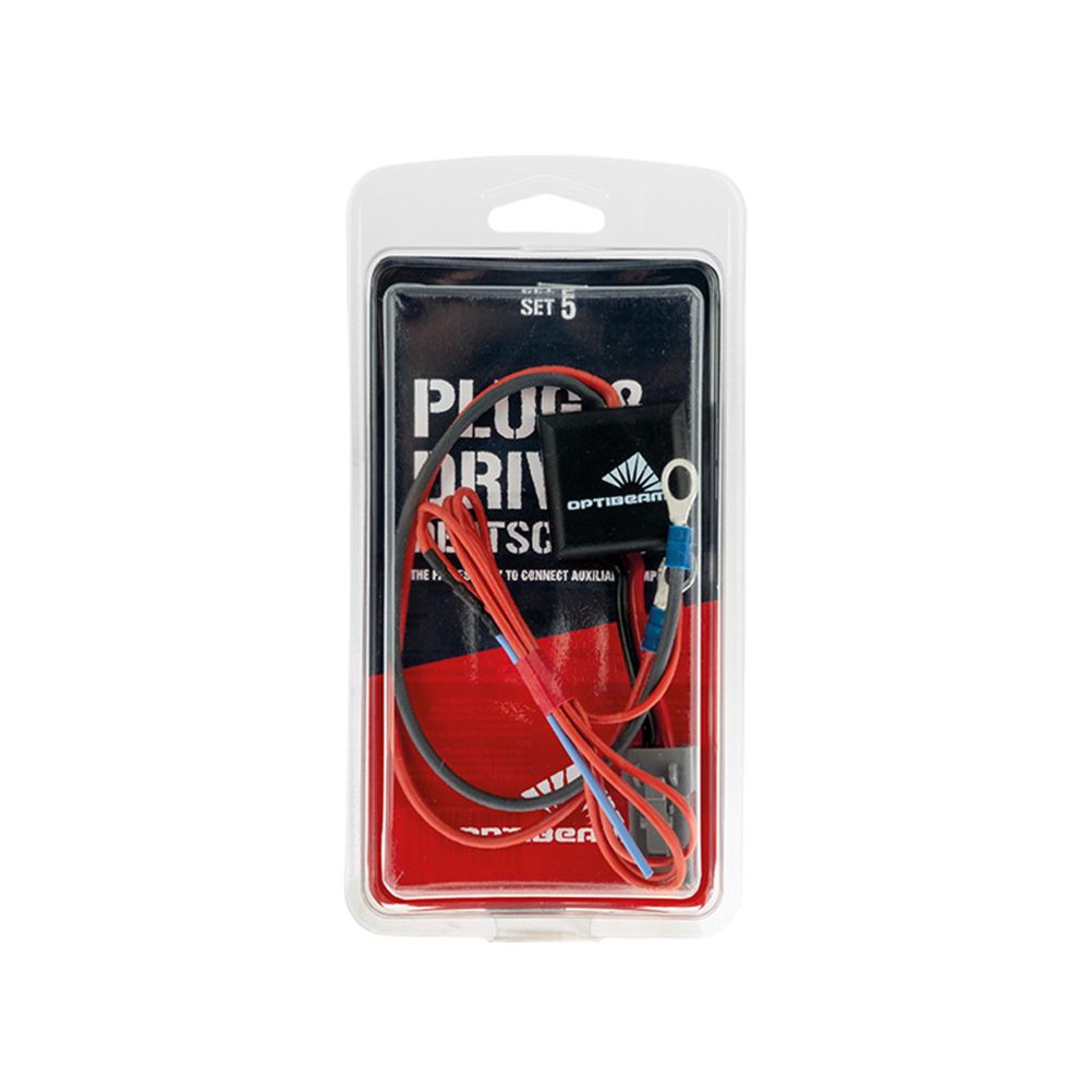 Plug & Drive kabelsats för extraljus 1 x DTP 2-polig kontakt SET5 12/24 V CAN-kompatibel