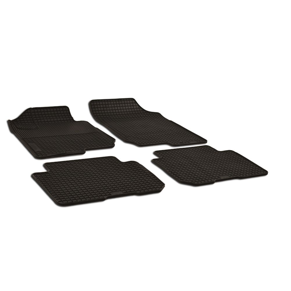 Gummimattsats Kia Carens 2006-2012 gummi svart