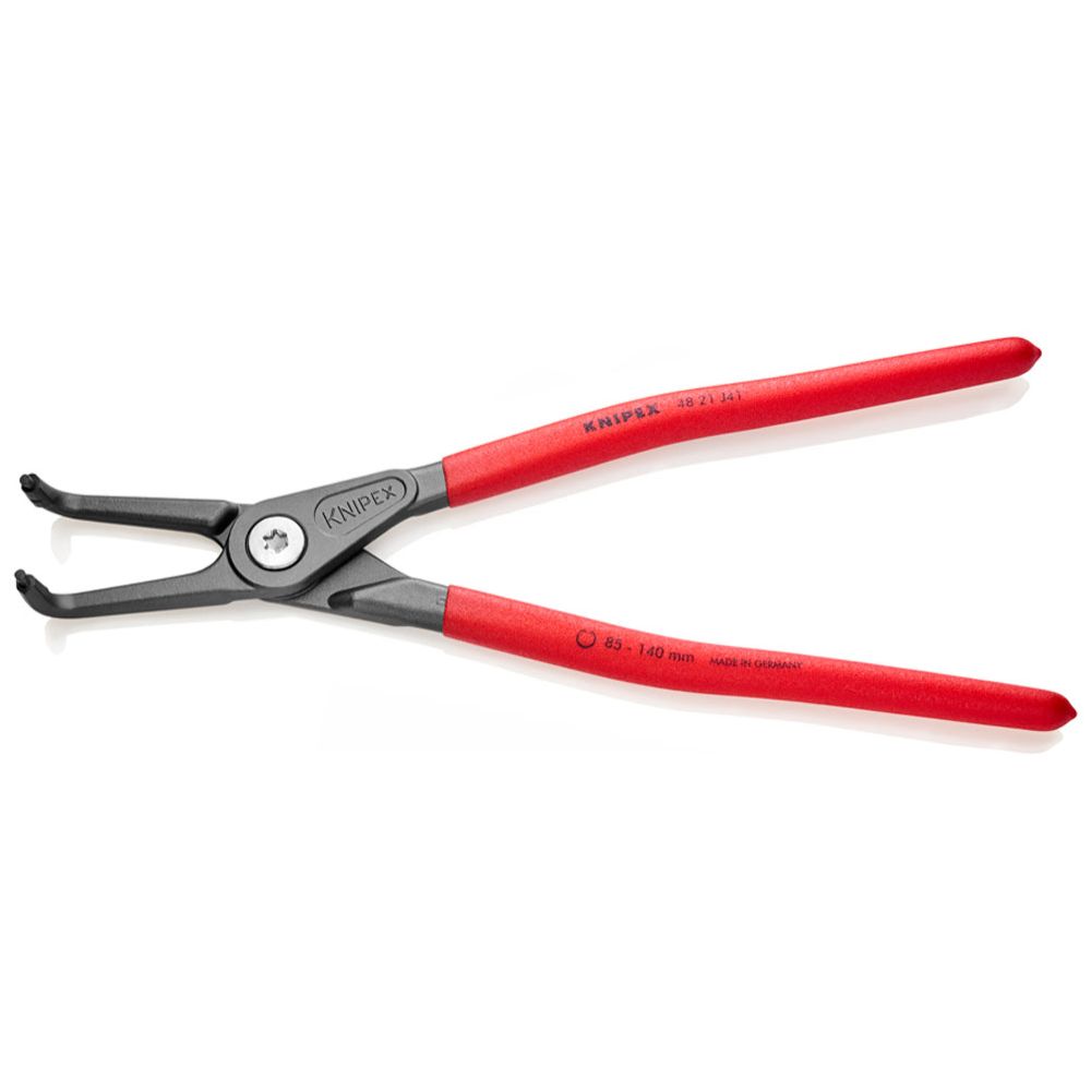 Knipex® 48 21 J12 böjd klämmande låsringstång 85-140 mm 305 mm