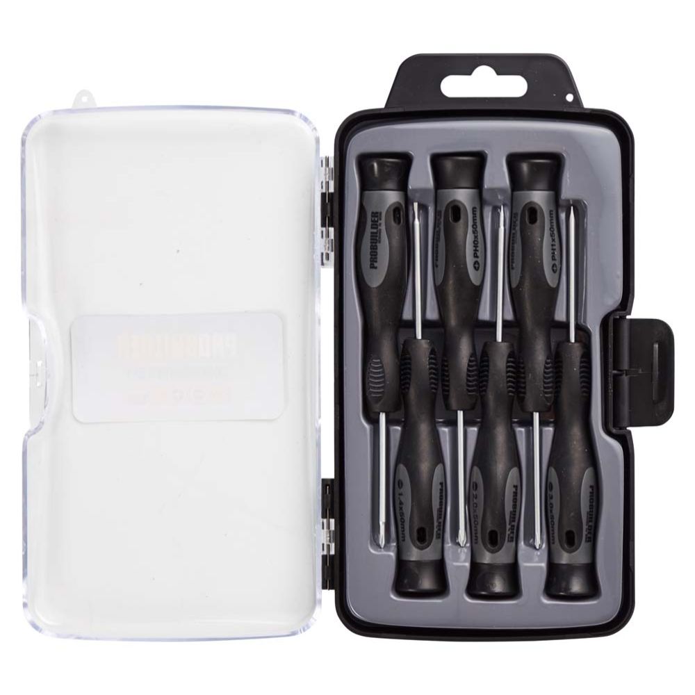 ProBuilder precisionsskruvmejslar 6 st