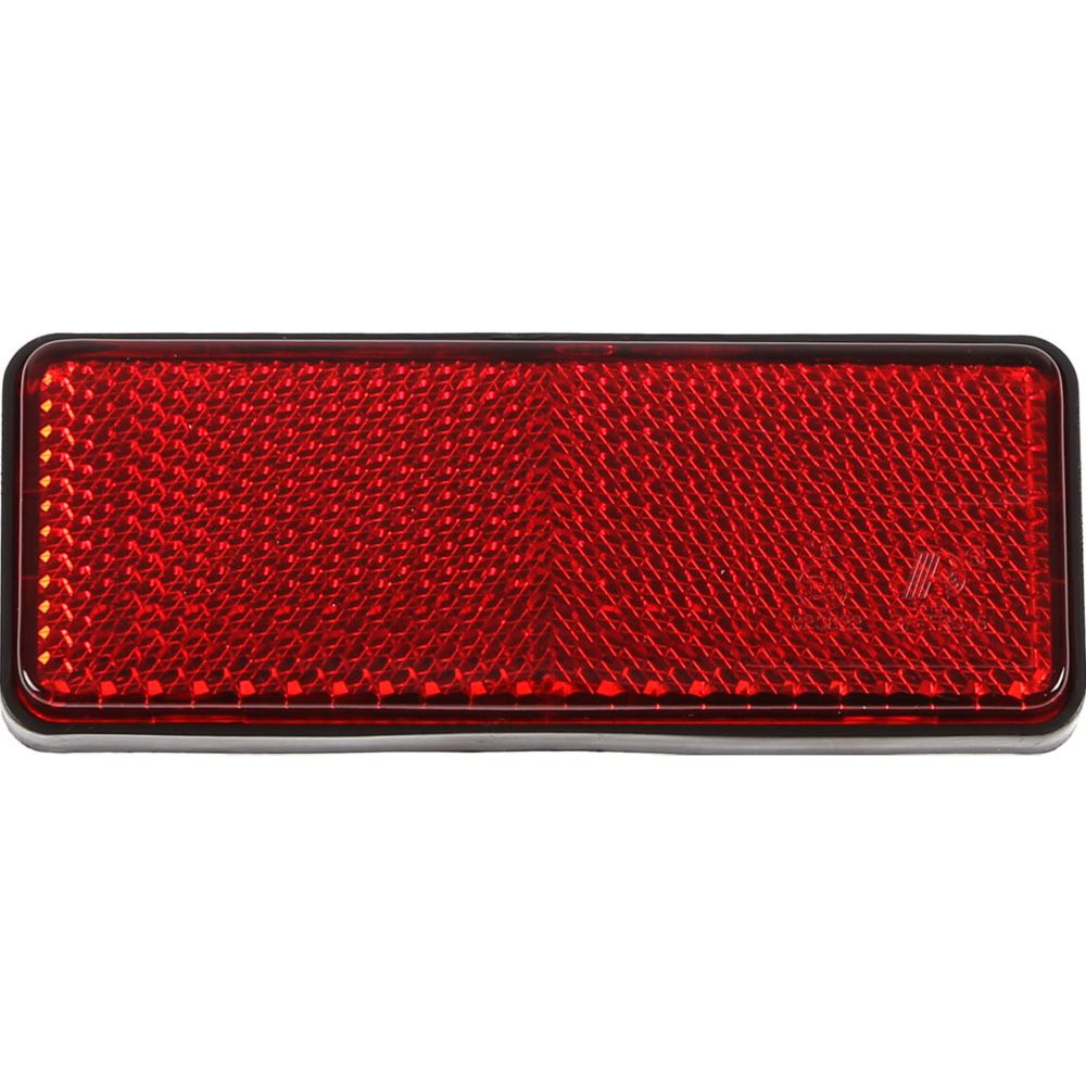 Heijastin suorakaide punainen 95 x 38 mm (2 kpl)