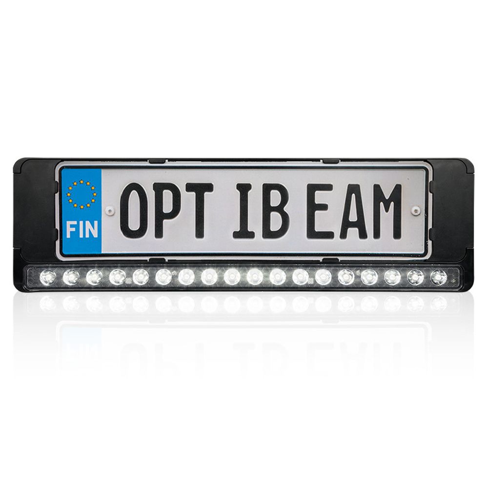 Optibeam E-BAR Single lisävalo integroidulla rekisterikilpitelineellä Ref.40