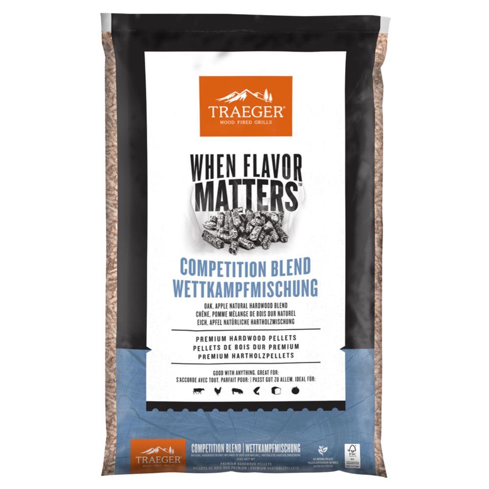 Traeger FSC competition blend pelletisegu, 9 kg