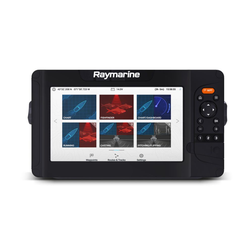 Raymarine Element 9 HV kombienhet 9’’ och LightHouse-sjökort över Nordeuropa
