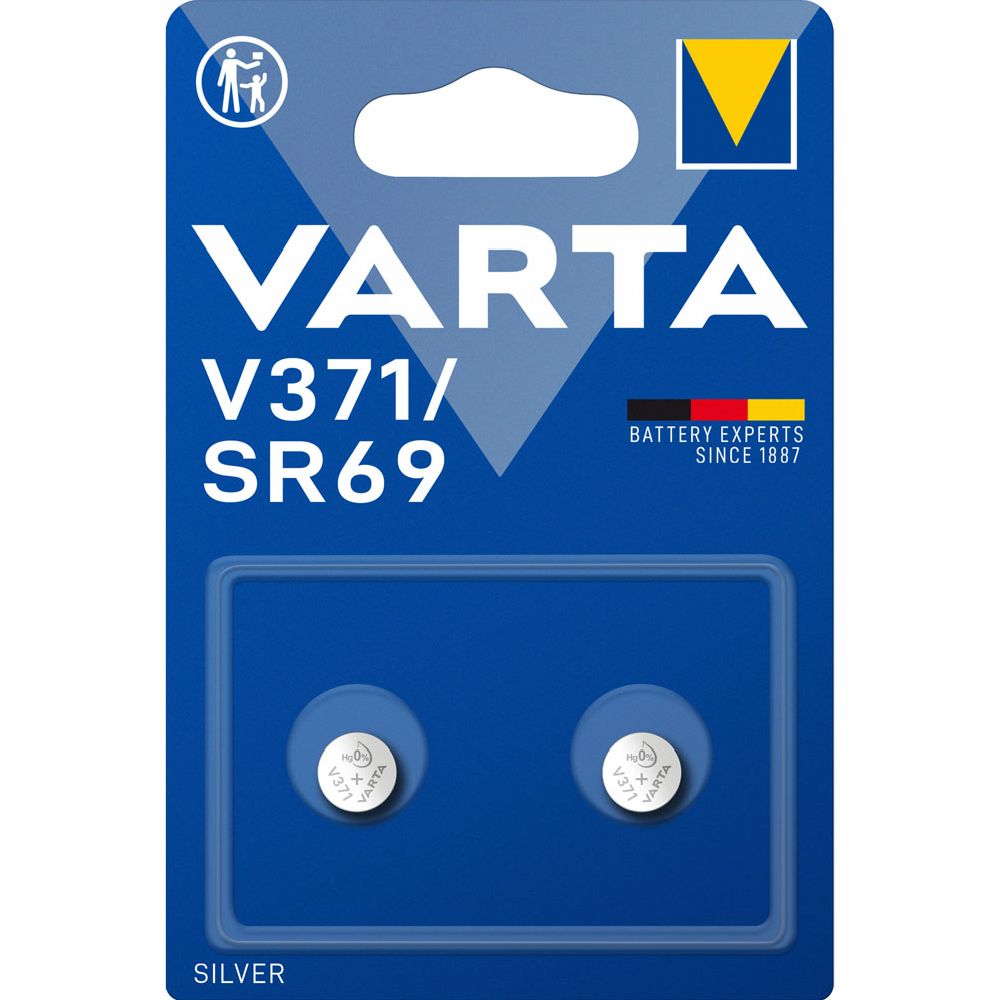 Varta V371 / SR69 knappcellsbatteri, 2 st.