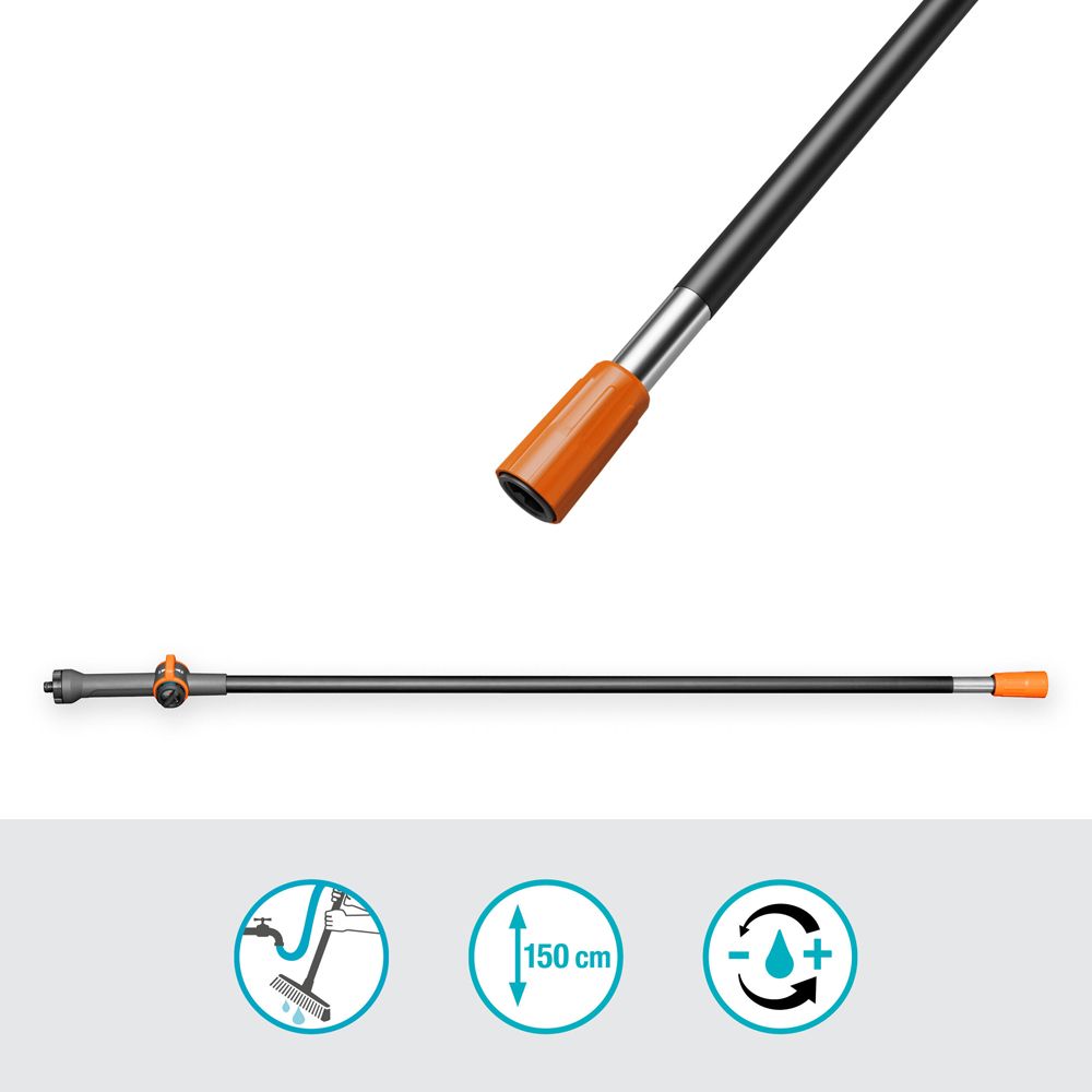 Gardena Cleansystem vattenförande skaft M 150 cm