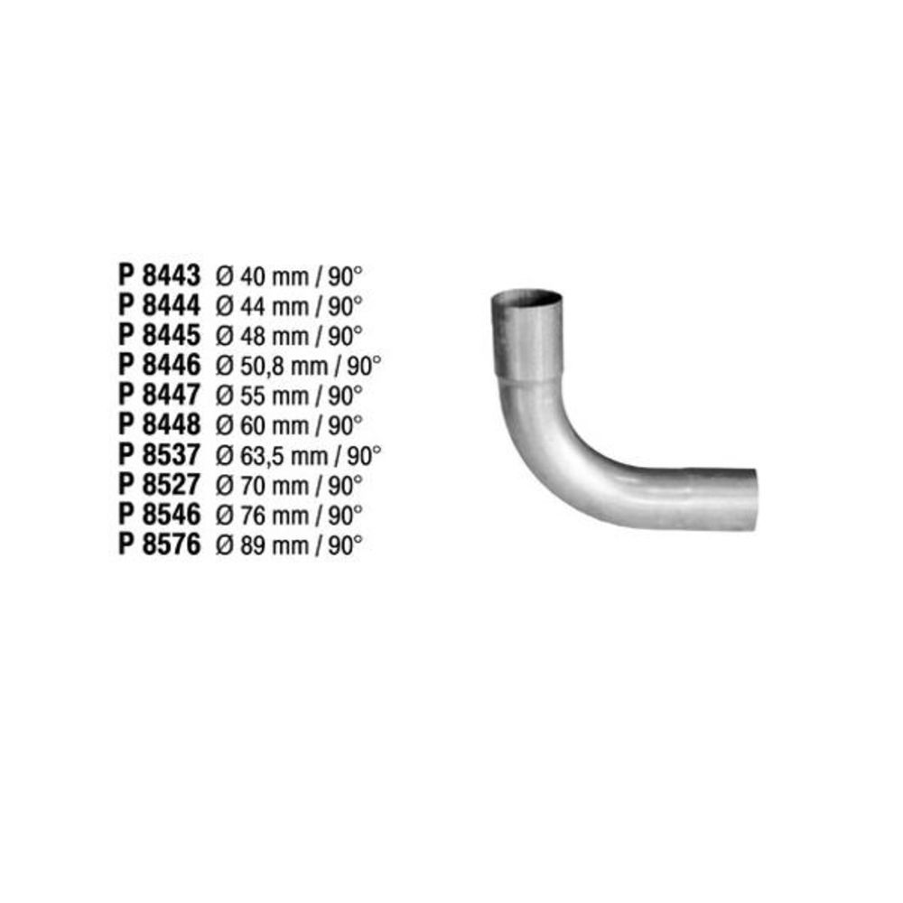 3,5" 90° J-toru, ø 89 mm