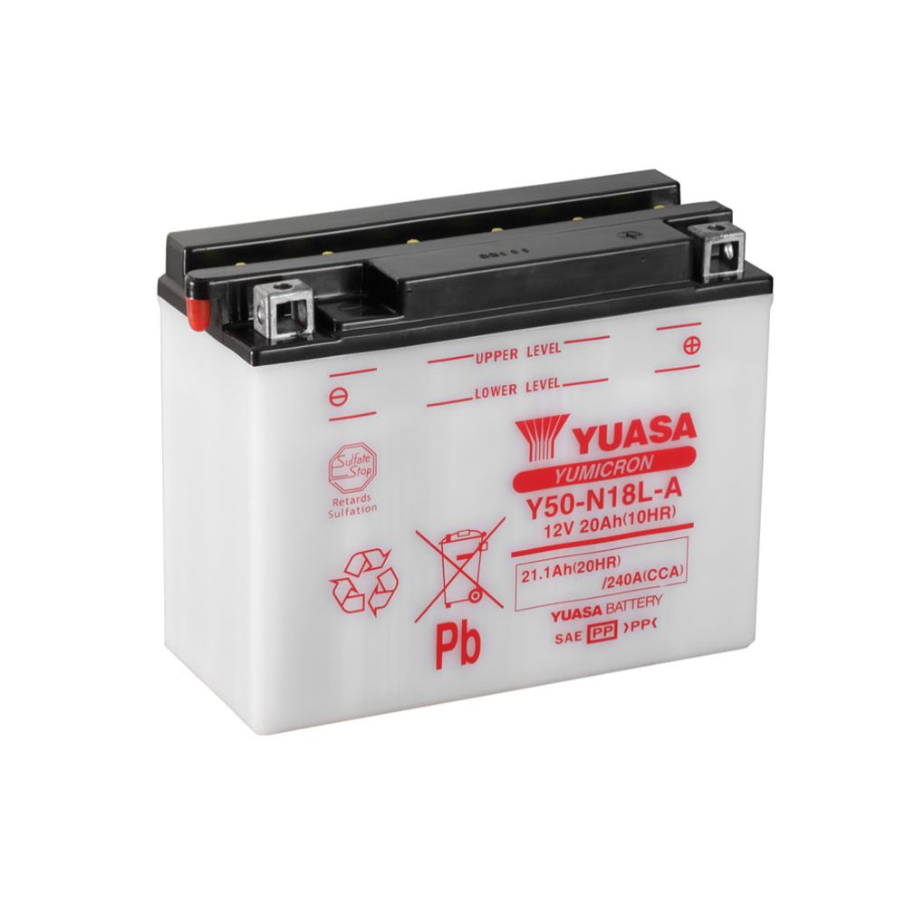 Yuasa MP-akku 12V 20Ah "Y50-N18L-A"