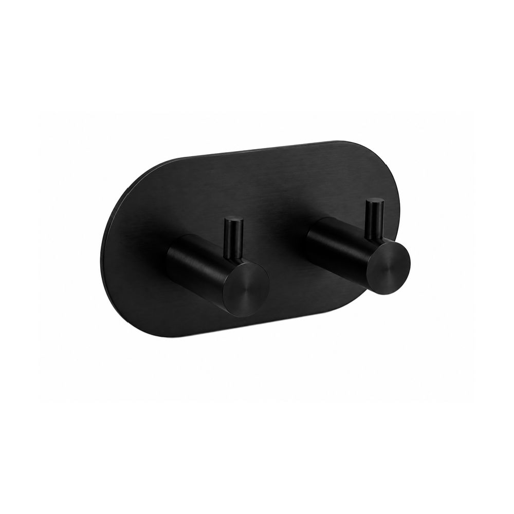 Arctic Design itsekiinnittyvä tarrakoukku 95 x 25 x 48 mm musta