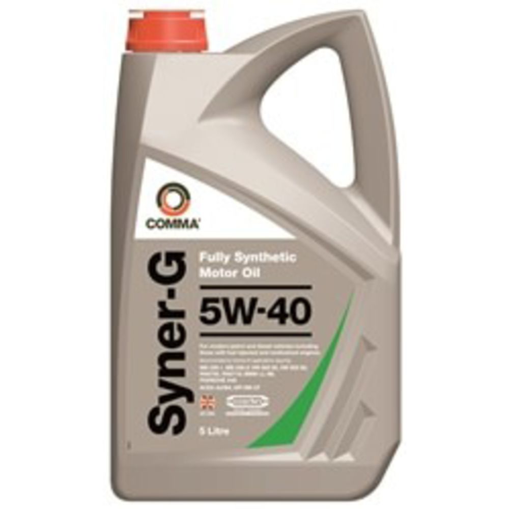 Comma Syner-G 5W-40 täyssynteettinen 5 l moottoriöljy