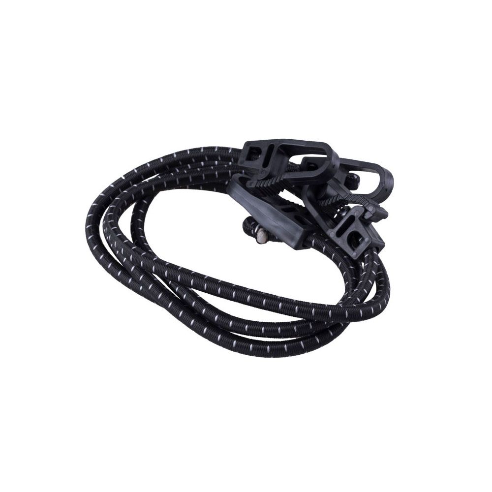 Fastr bagagestroppar 90 cm 2 st. svart