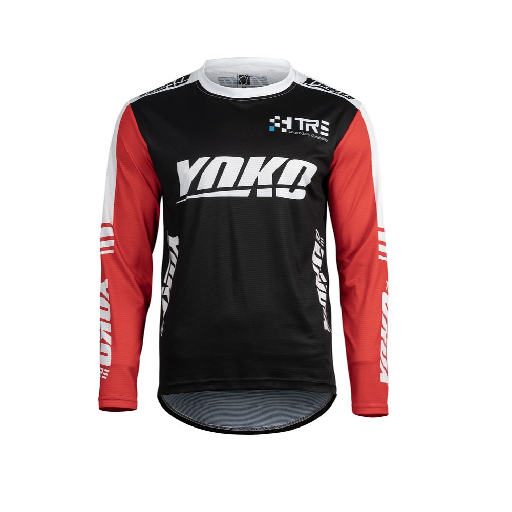 Yoko Tre crosströja svart/röd