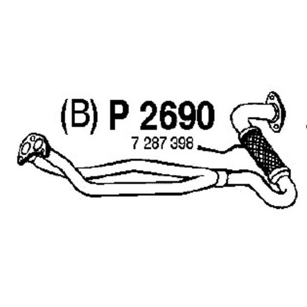 Avgasrör 14-2690