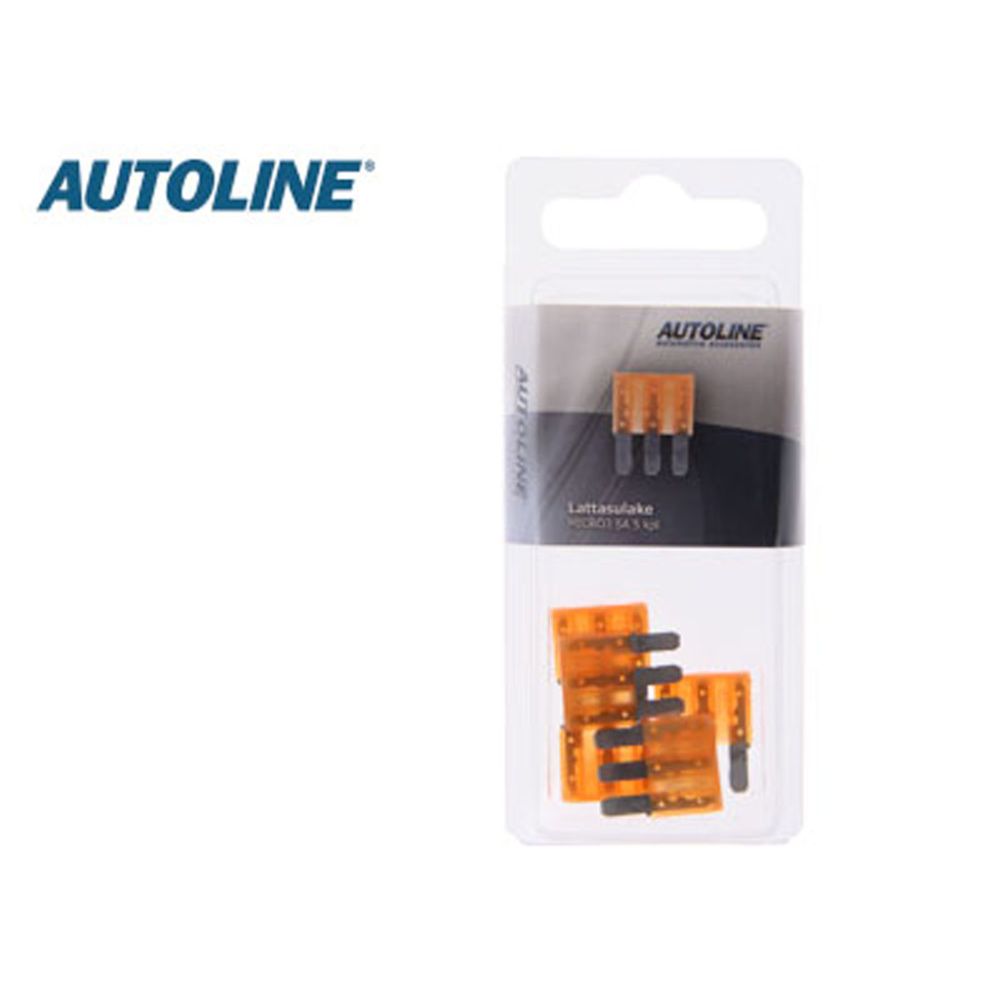 Autoline MICRO-3 plaatkaitse, 5 A, oranž, 5 tk